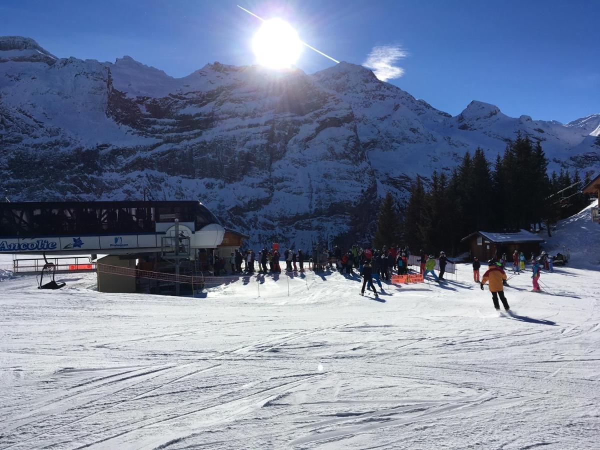 Appartement de 2 chambres a Pralognan la Vanoise a 900 m des pistes avec balcon amenage et wifi Extérieur photo